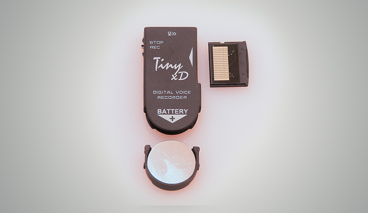Диктофон Edic-mini Tiny модель xD B68, 300 часов – 2Gb