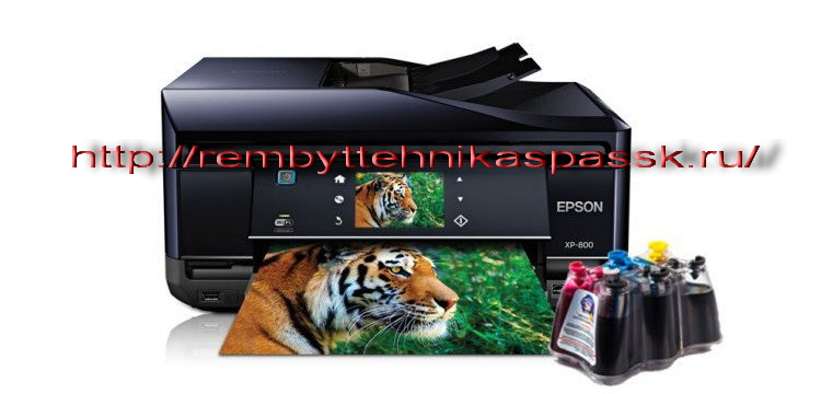 МФУ Epson Expression Premium XP-800 с СНПЧ и чернилами 1 литр