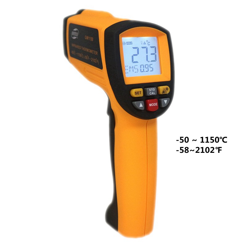 Бесконтактный термометр GM1150 от -50 до 1150 гр. C