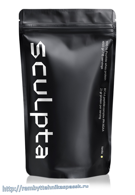 Спортивное питание —сывороточный протеин для мужчин Sculpta Фаберлик со вкусом ванили, усиленное пептидами