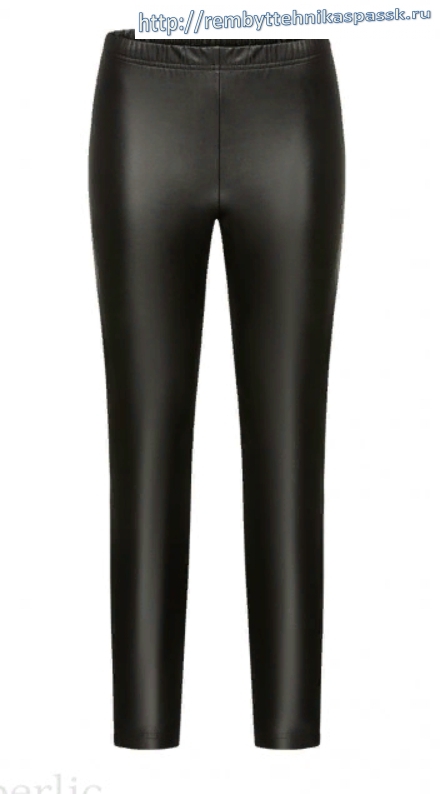 Черные утепленные женские брюки из экокожи Фаберлик, размер 44