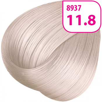Стойкая СС крем-краска для волос KRASA с маслом амлы и аргинином тон 11.8 Ультраосветляющий блонд жемчужный