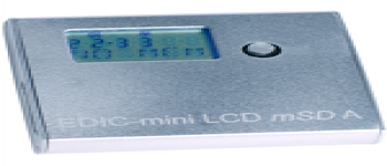 Цифровой диктофон Edic-mini LCD mSD-A,mSD карта – 2Gb, золотистый