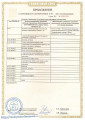 Приложение к сертификату соответствия на колготки Фаберлик размер L